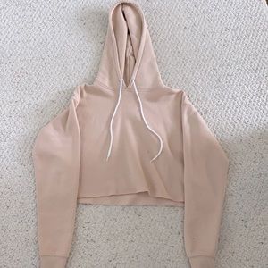 Cropped Hoodie with drawstrings